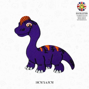 Cute Baby Dinosaur Disney Cartoon Patch Embroidered Iron On Patch Sew On Badge Applique For T Shirts