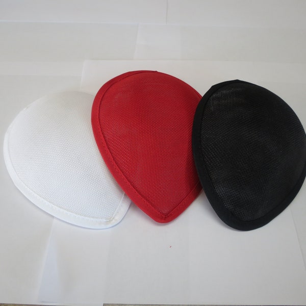 Black Red White Teardrop Hat Base for Dance Costumes