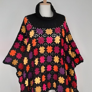 Granny Square Crochet Cardigan, Patchwork Jacket, Afghan Coat, Granny Square Sweater, Crochet Cardigan Women, Hand Knit Wool Cardigan
