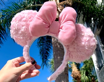 Millennial Pink Fluffy Mouse Ears