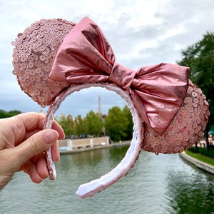 Rose Gold Sequin Mouse Ears