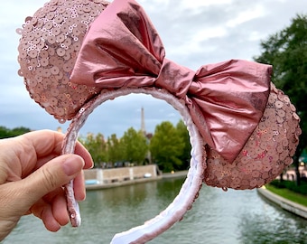 Rose Gold Sequin Mouse Ears