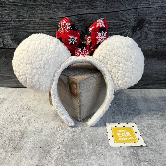 Plaid Sherpa Fuzzy | Snowflake | Christmas Holiday Mouse  display picture 2