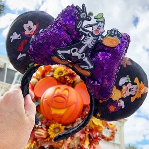 Spooky Goofy Halloween Mouse Ears