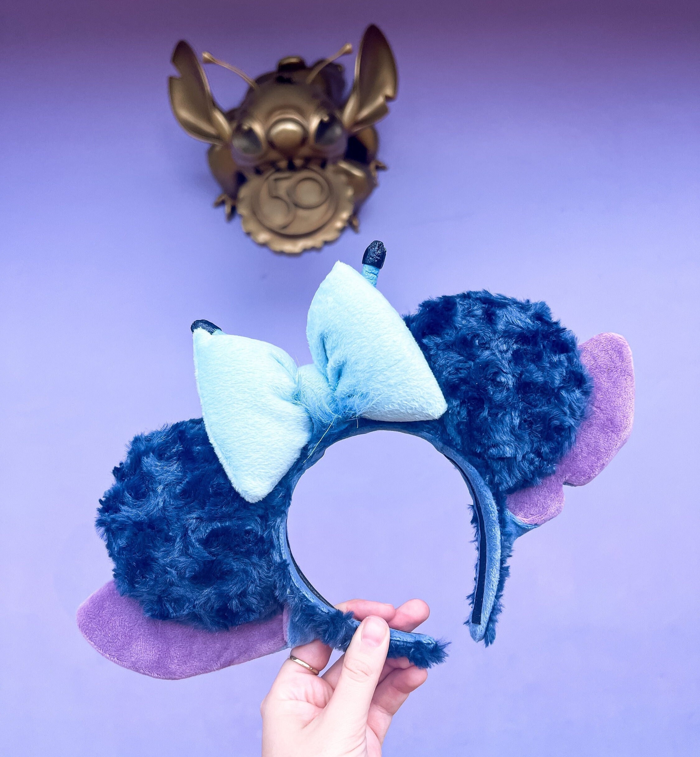 Stitch | Lilo & Stitch | Fluffy Mouse Ears - Etsy