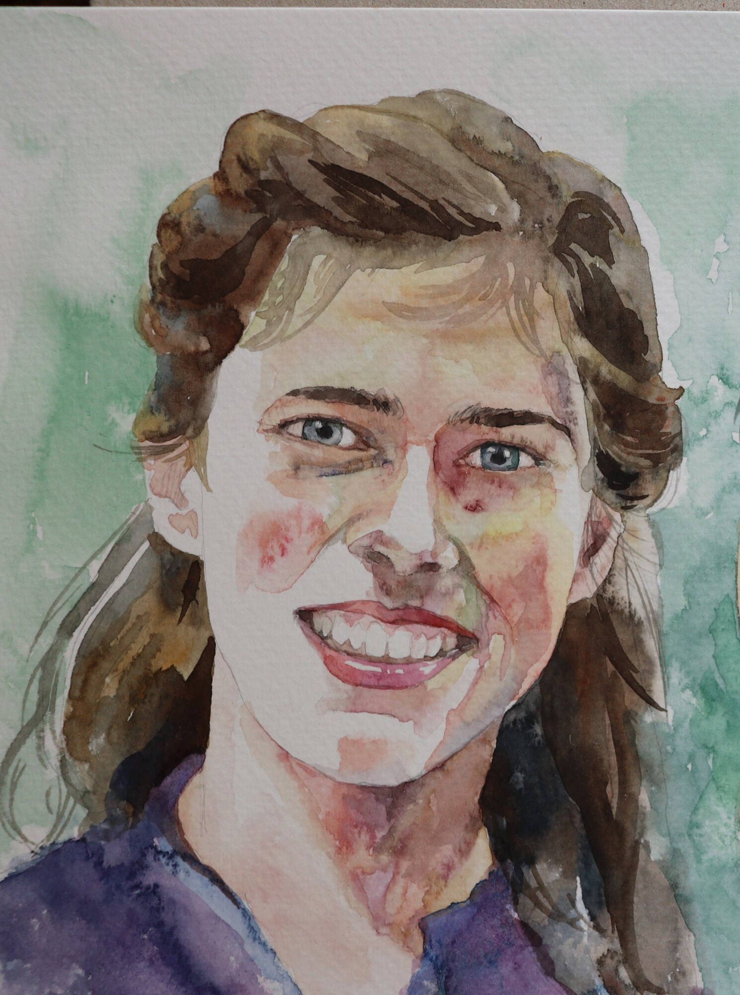 Custom Watercolor Portrait From Your Own Picture - Etsy