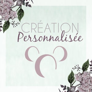 Orelhas da Minnie floridas e luminosas personalizadas - Orelhas Disney personalizadas da KimEars