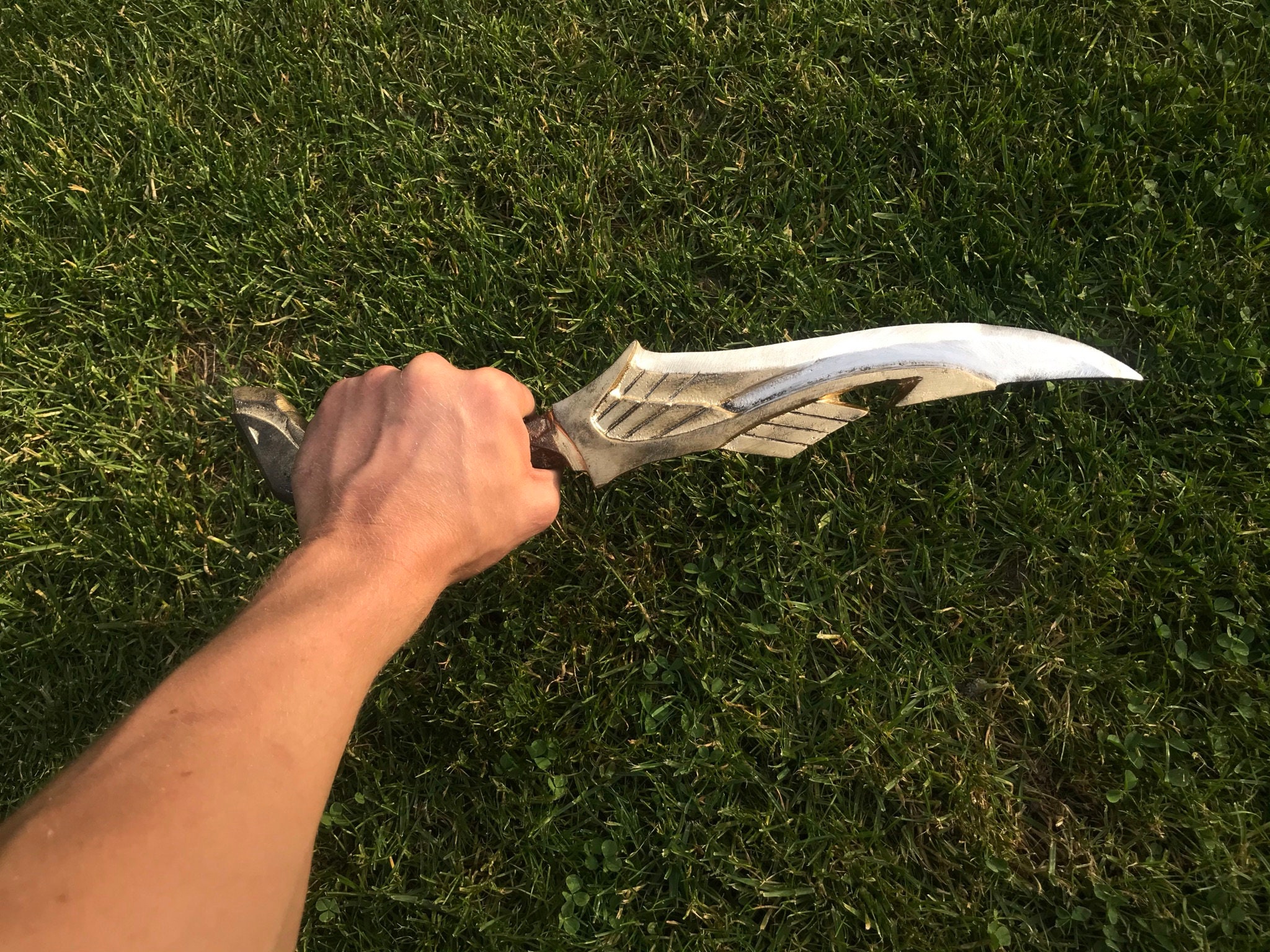 Real METAL Elven dagger from SKYRIM The Elder Scrolls Etsy