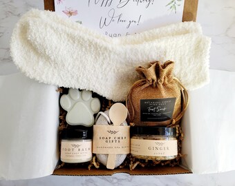 Foot Care Gift, self care spa box, clients gift, teacher gift.