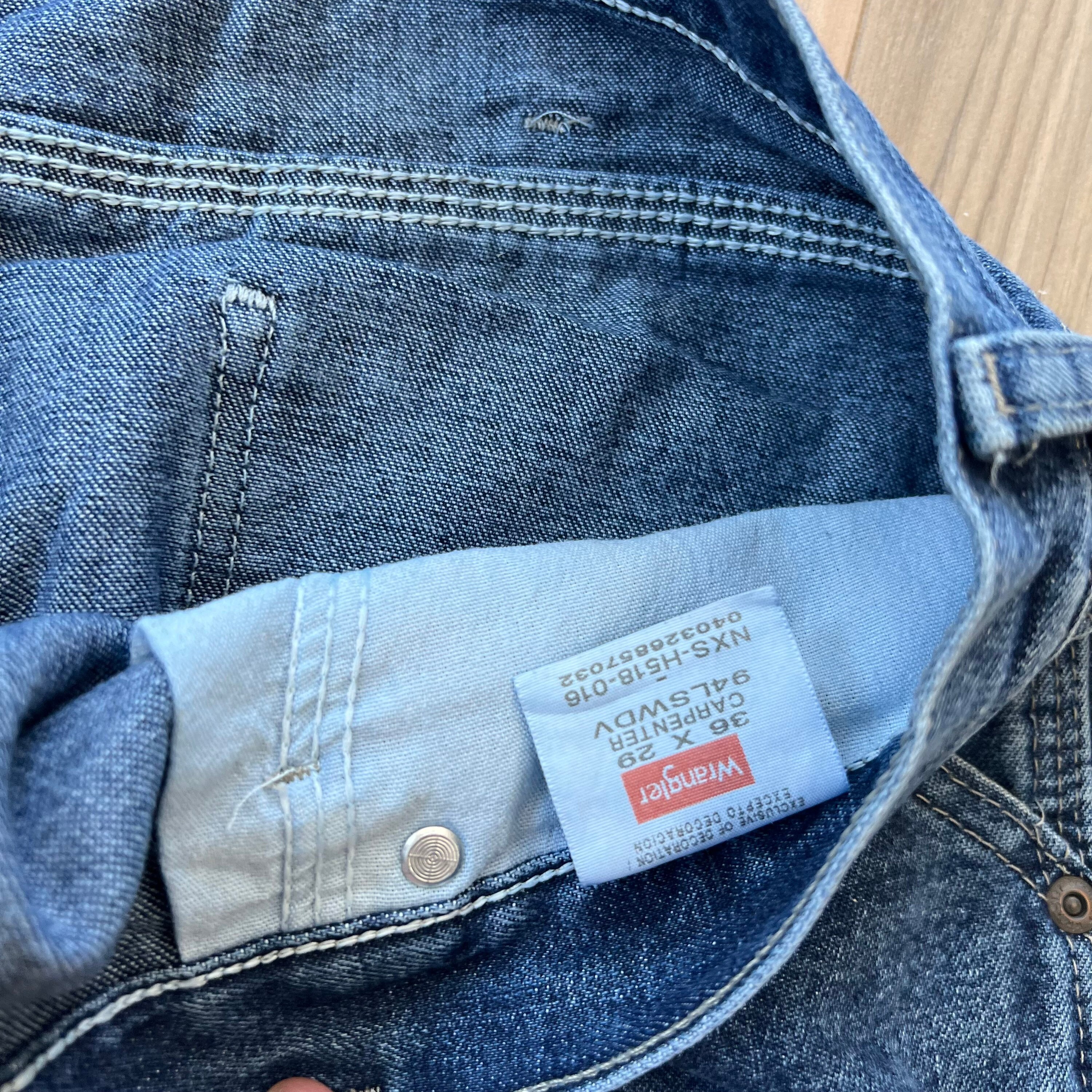Vintage Mid Wash Wrangler Carpenter Style Jeans / Wide Leg - Etsy Finland Vintage Mid Wash Wrangler Carpenter Style Jeans / Wide Leg - Etsy Finland