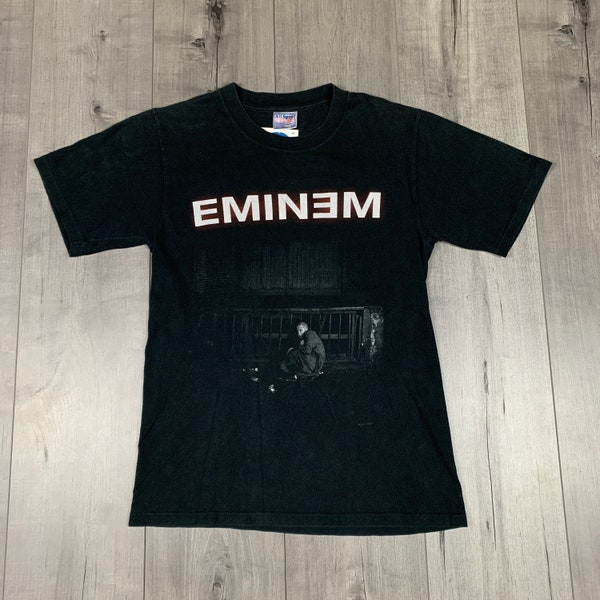 2001 Vintage Eminem Graphic Rap Hip Hop T-Shirt / The Marshall Mathers EP Album Concert Tour Live Music Show Promo Print / Y2K Streetwear