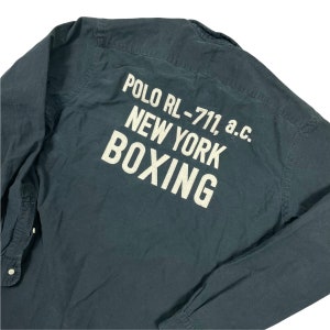 Polo Ralph Lauren Button Down Shirt / NYC New York Boxing Long