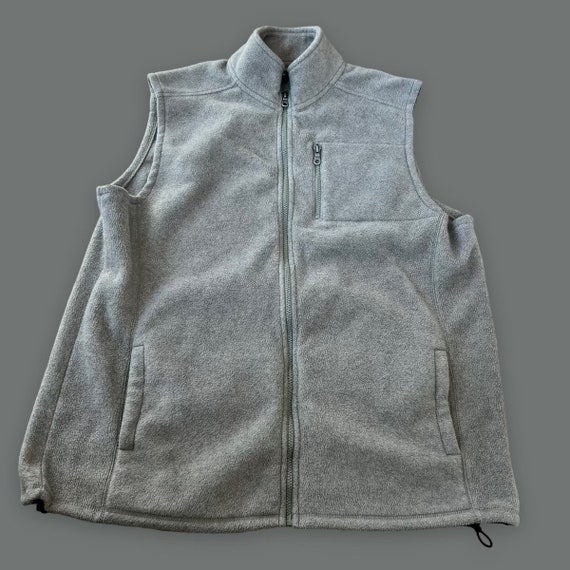 Vintage Deep Fleece Vest/ Zip Up/ Outdoor - Etsy