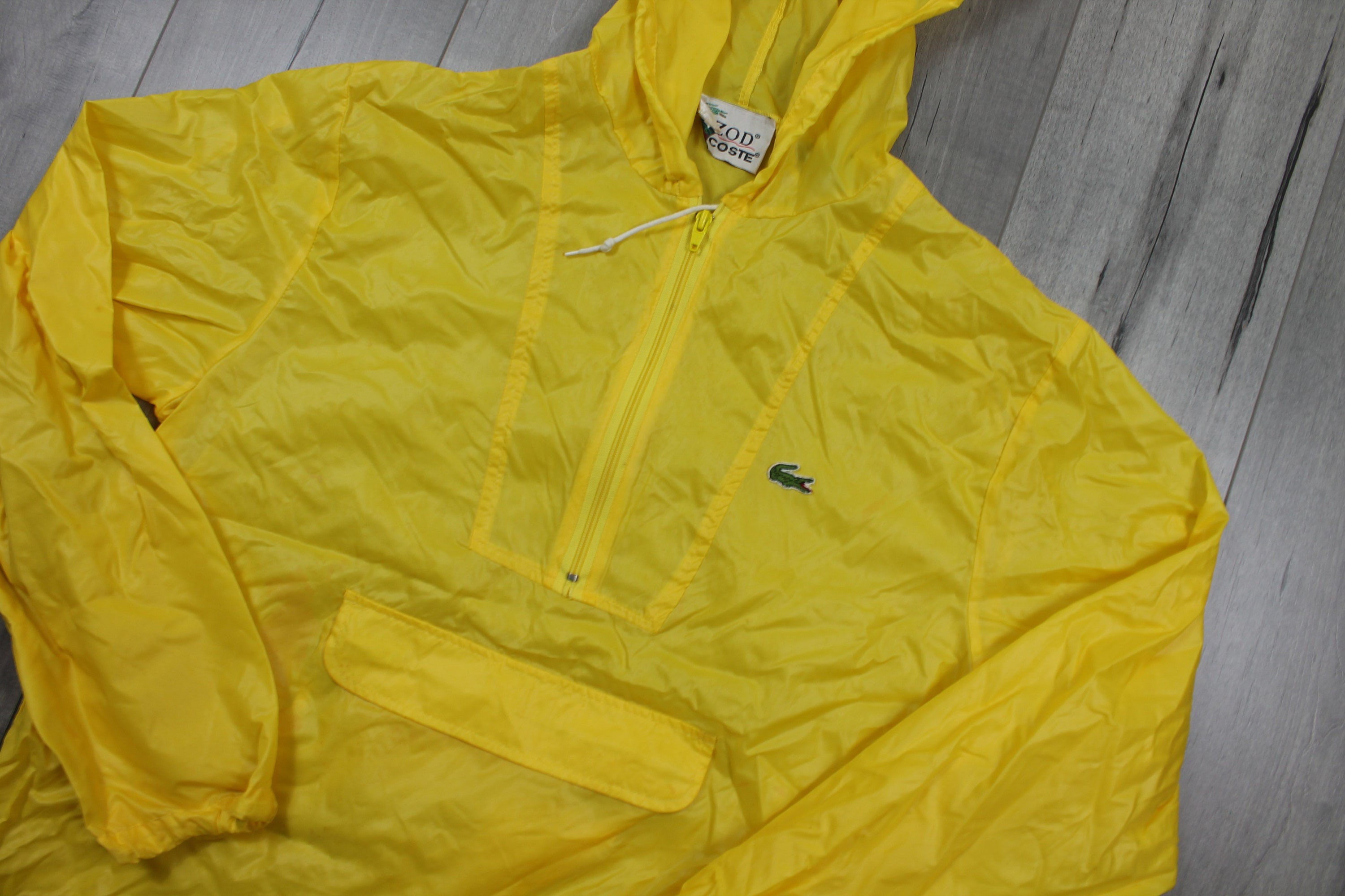 Vintage IZOD Lacoste Bright Yellow 