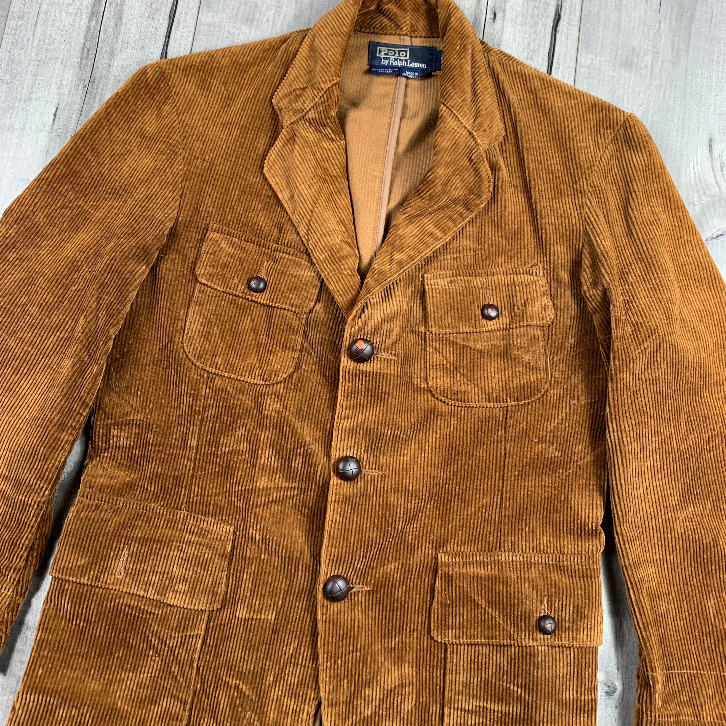 Vintage 80s 90s Polo Ralph Lauren Corduroy Blazer Jacket Made - Etsy