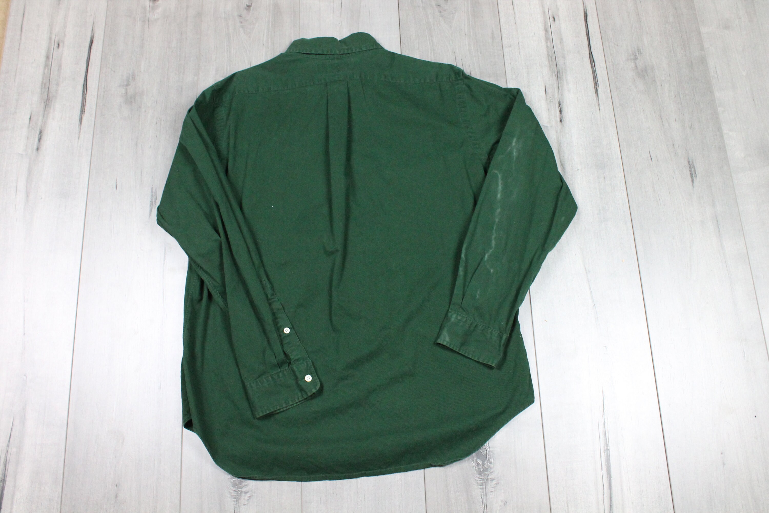Ralph Lauren Vintage Solid Colour Button Up Shirt / | Etsy