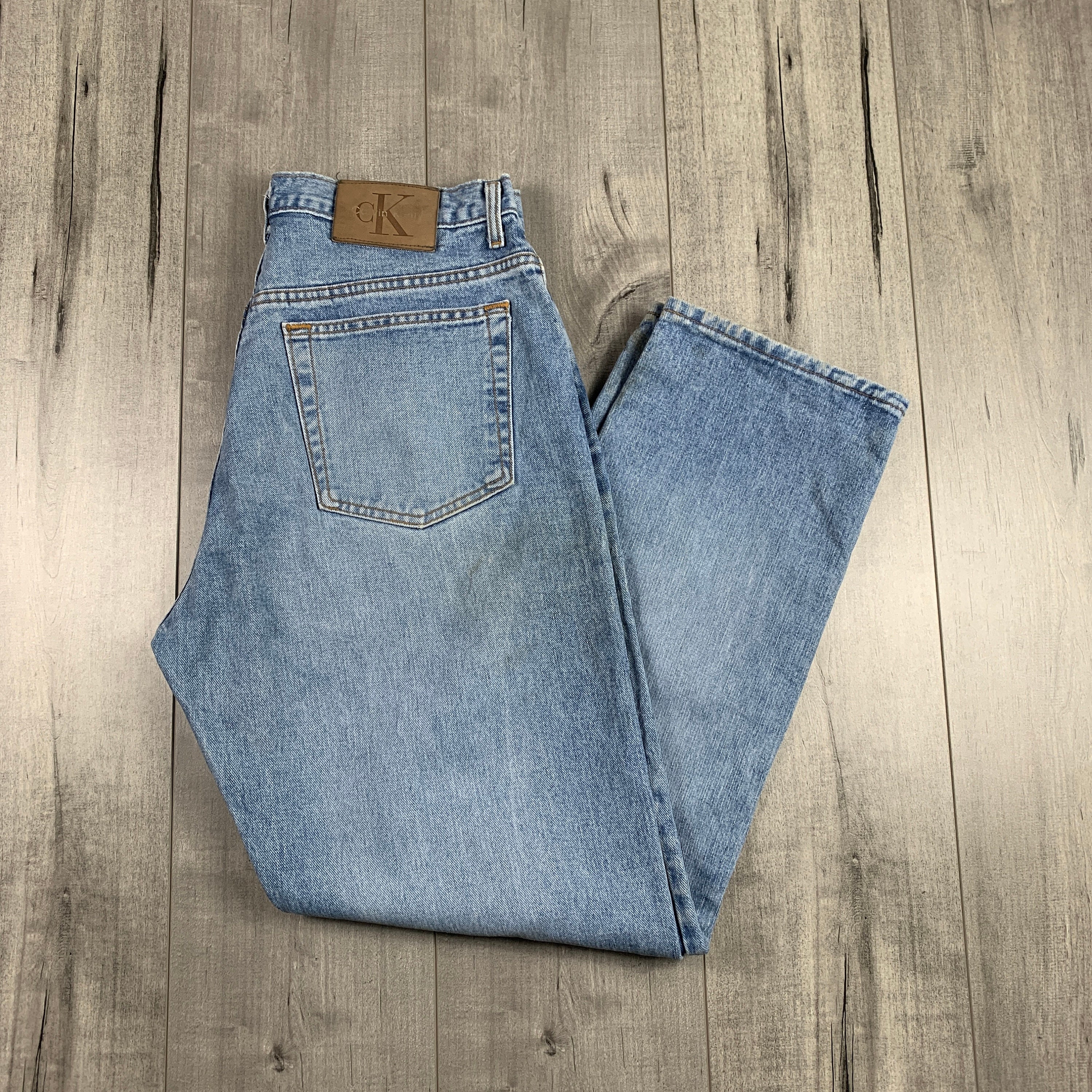 Ck Button Fly Jeans - Etsy