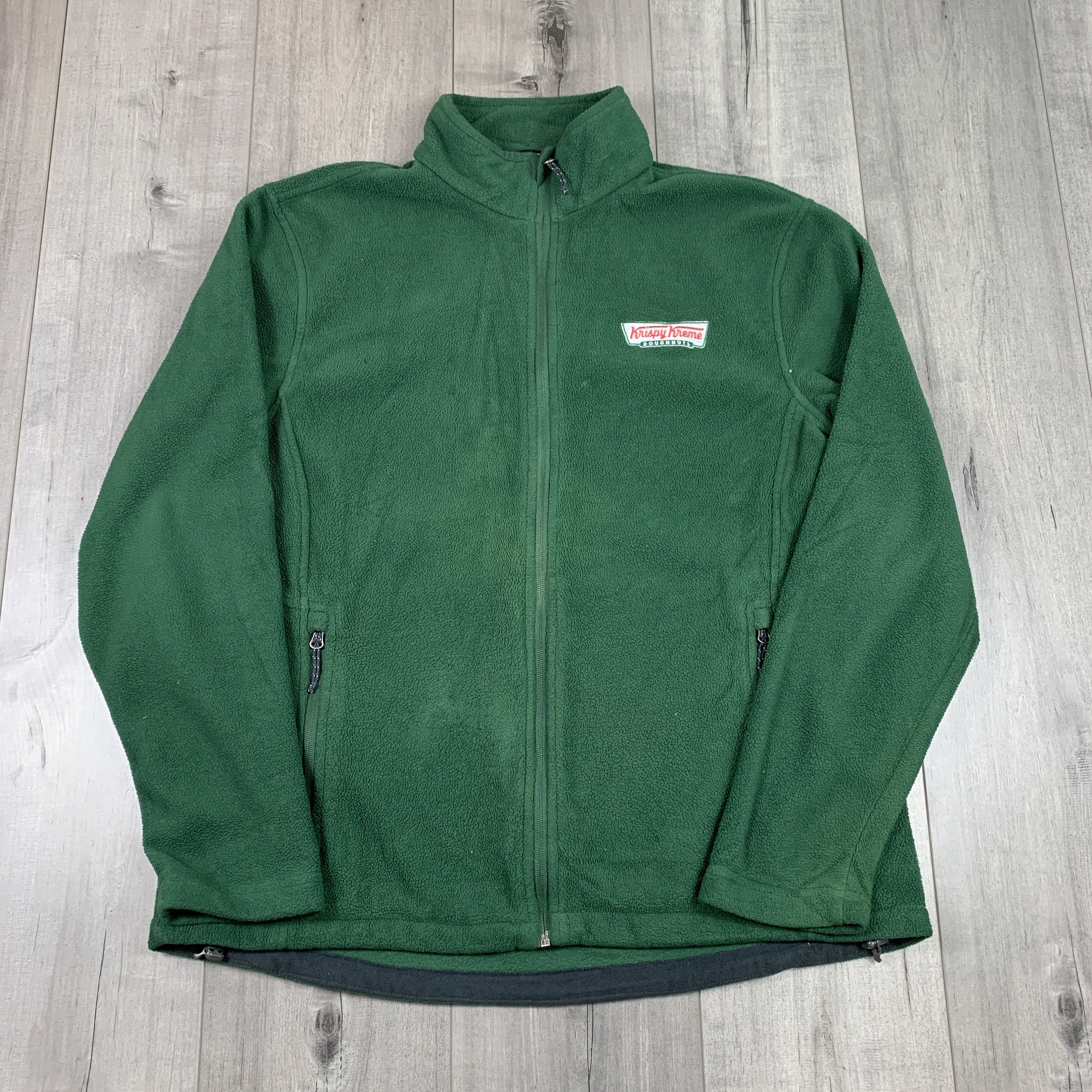 Vintage Krispy Kreme Donuts Forest Green Full Zip Fleece - Etsy Singapore