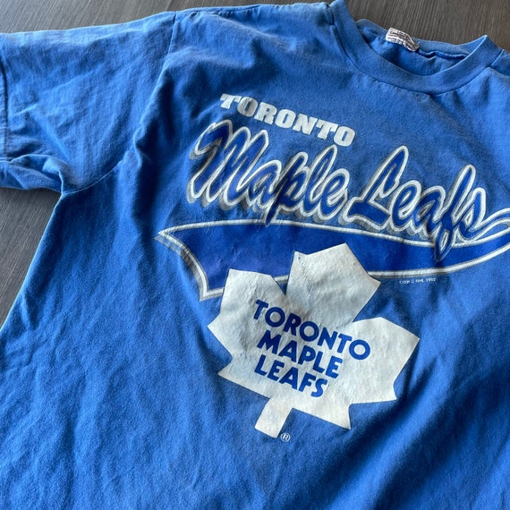 Vintage Toronto Maple Leafs Tee Shirt/ Made In Canada… - Gem