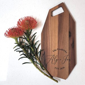 Coupled Up Charcuterie Board by Bright on Birch - Engraved cutting board,Personalized wedding gift, birthday, housewarming