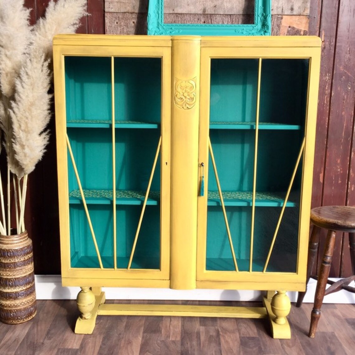 Vintage Glass display / drinks / cocktail Etsy