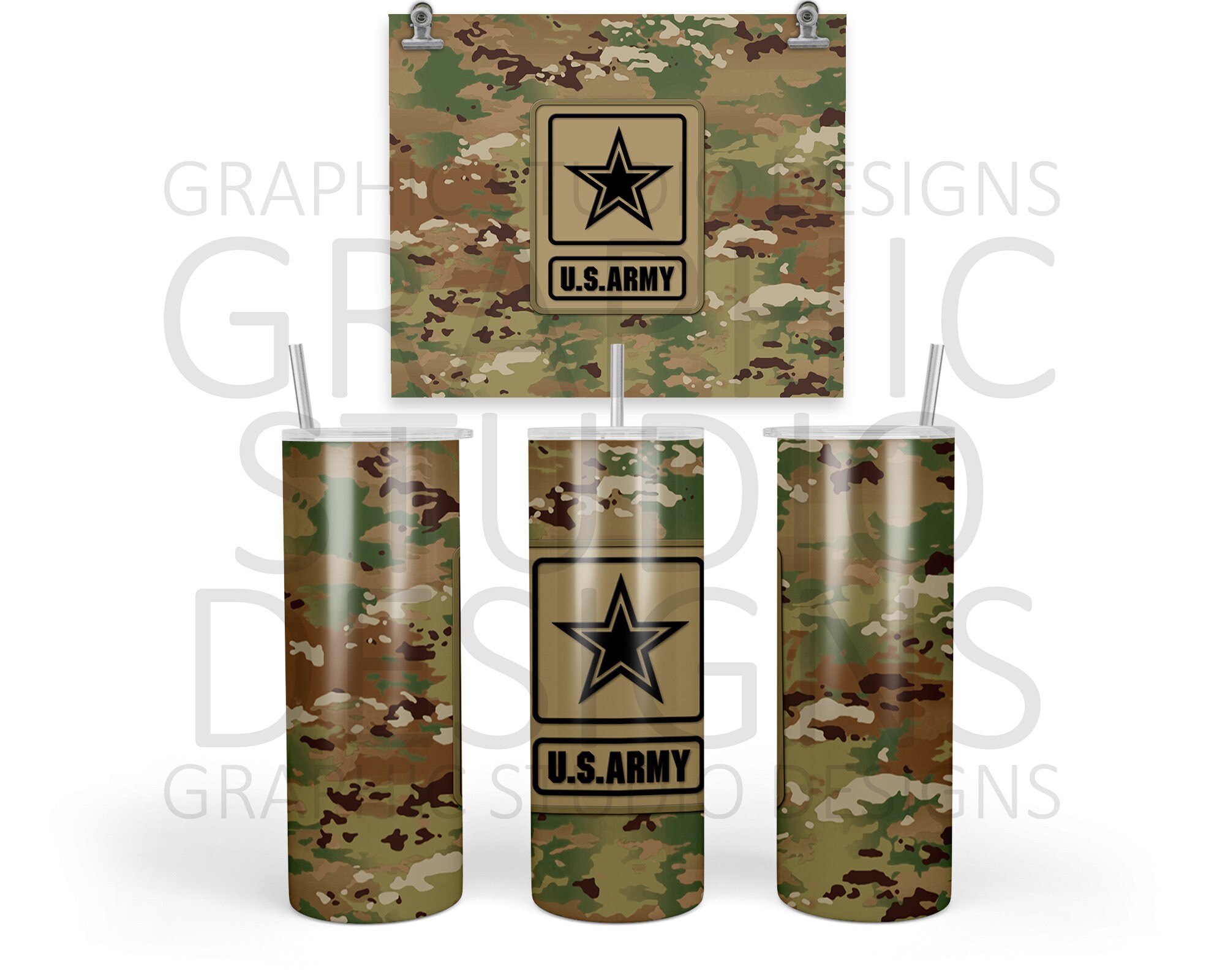 OCP 3 Color Army/ Custom Name Tapes 