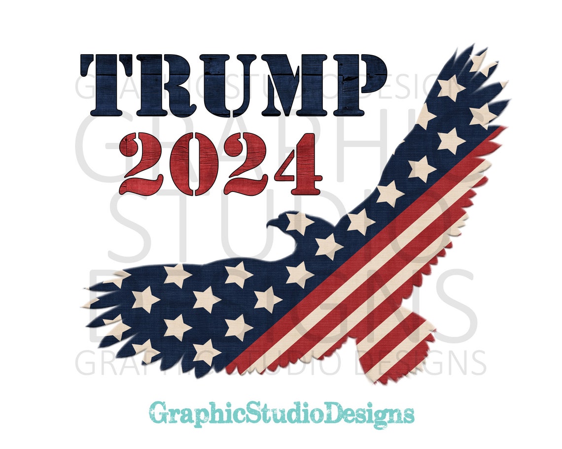 PNG Trump 2024 Sublimation Design Clipart Digital Download Etsy