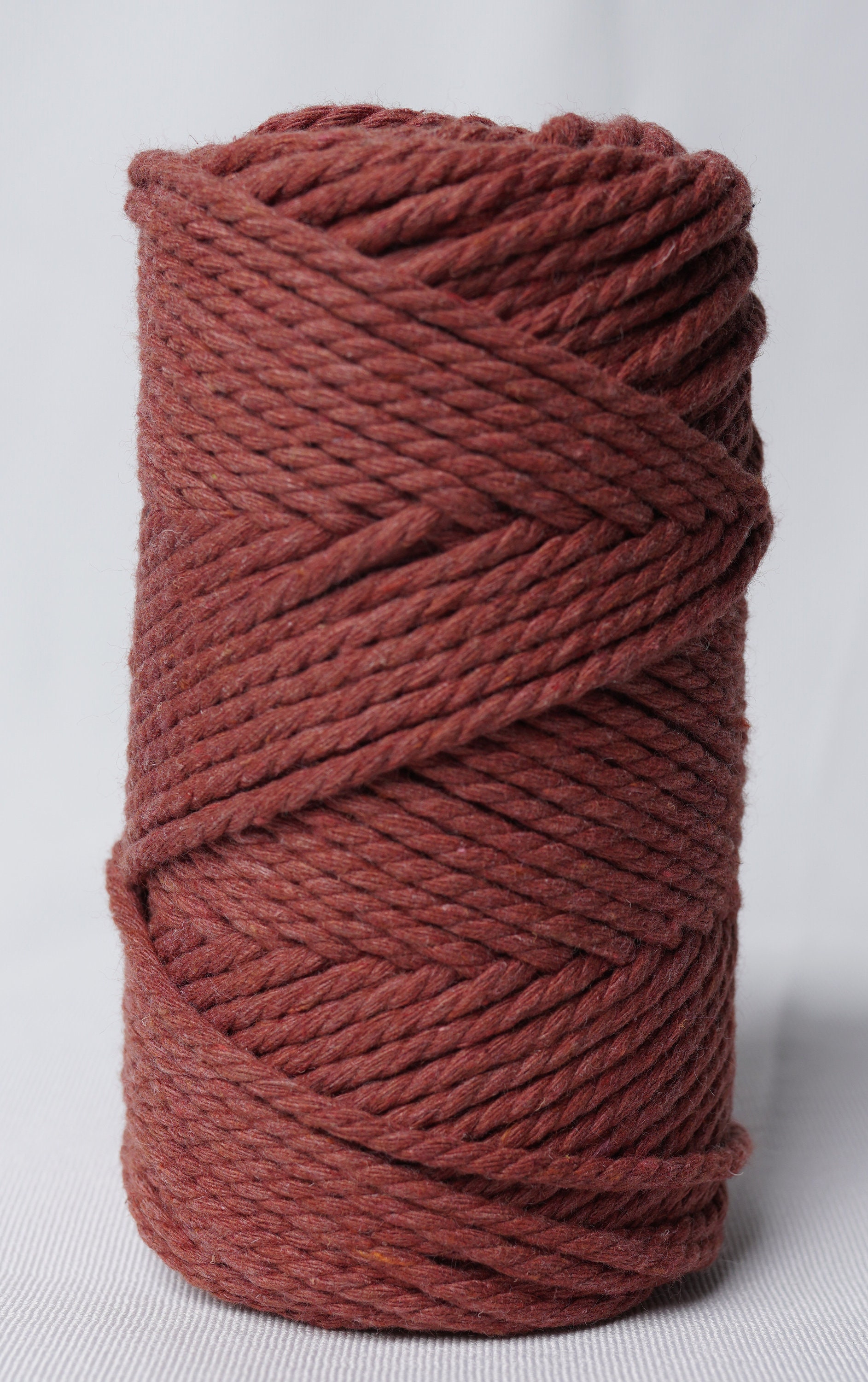 Of Tile Color3-4 Mm Macrame Knitting Yarn 180ft 250 Gram 3 - Etsy