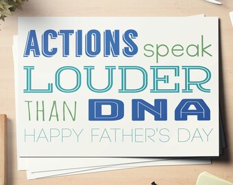 Father's Day Card -  Step-Father/ Uncle/ Step-Uncle/ Step-Grandfather/ Pastor/ Mentor/ Friend(Foldable, Blank Inside, Printable)