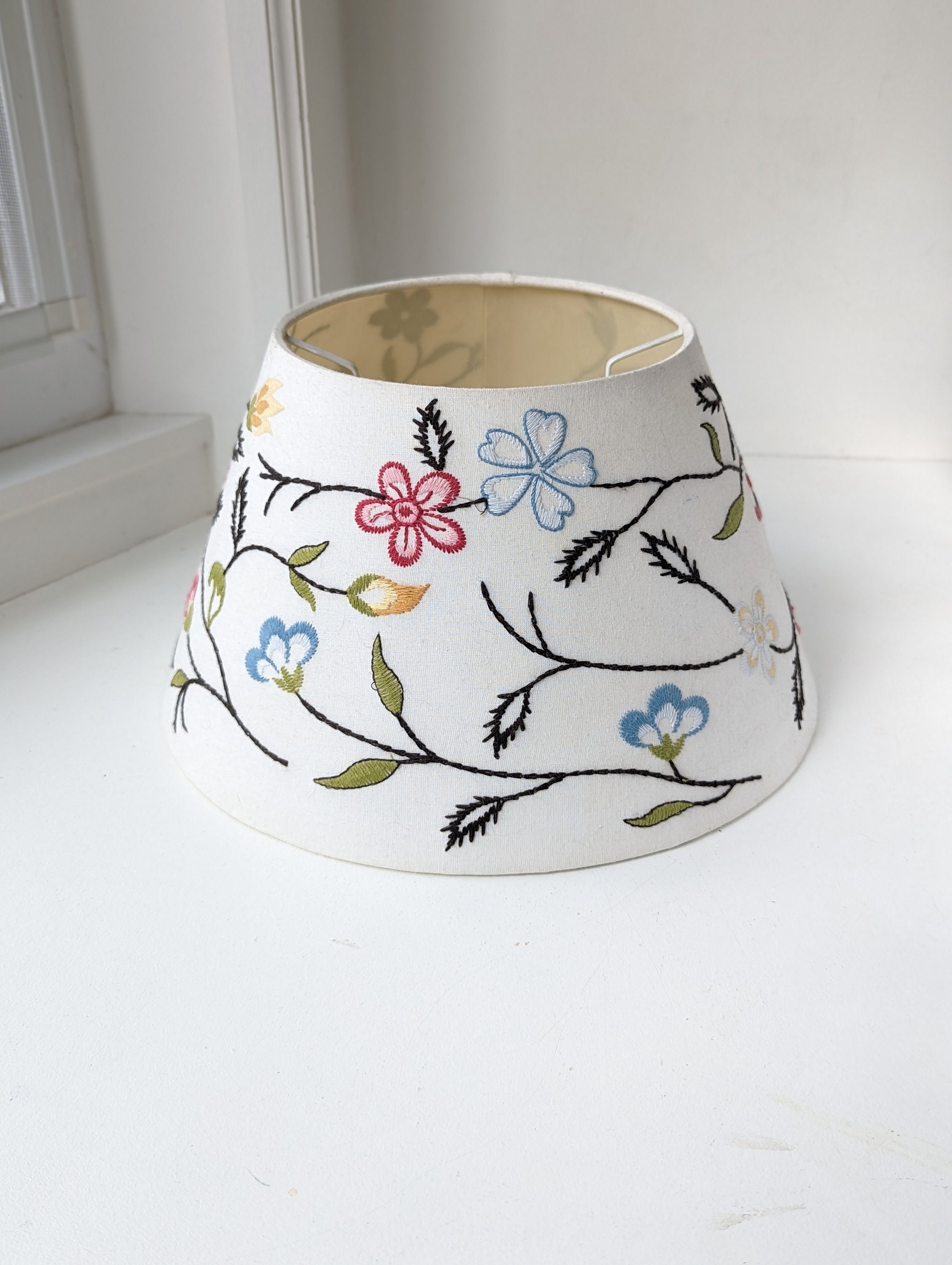 Embroidered lamp cheap shade ikea