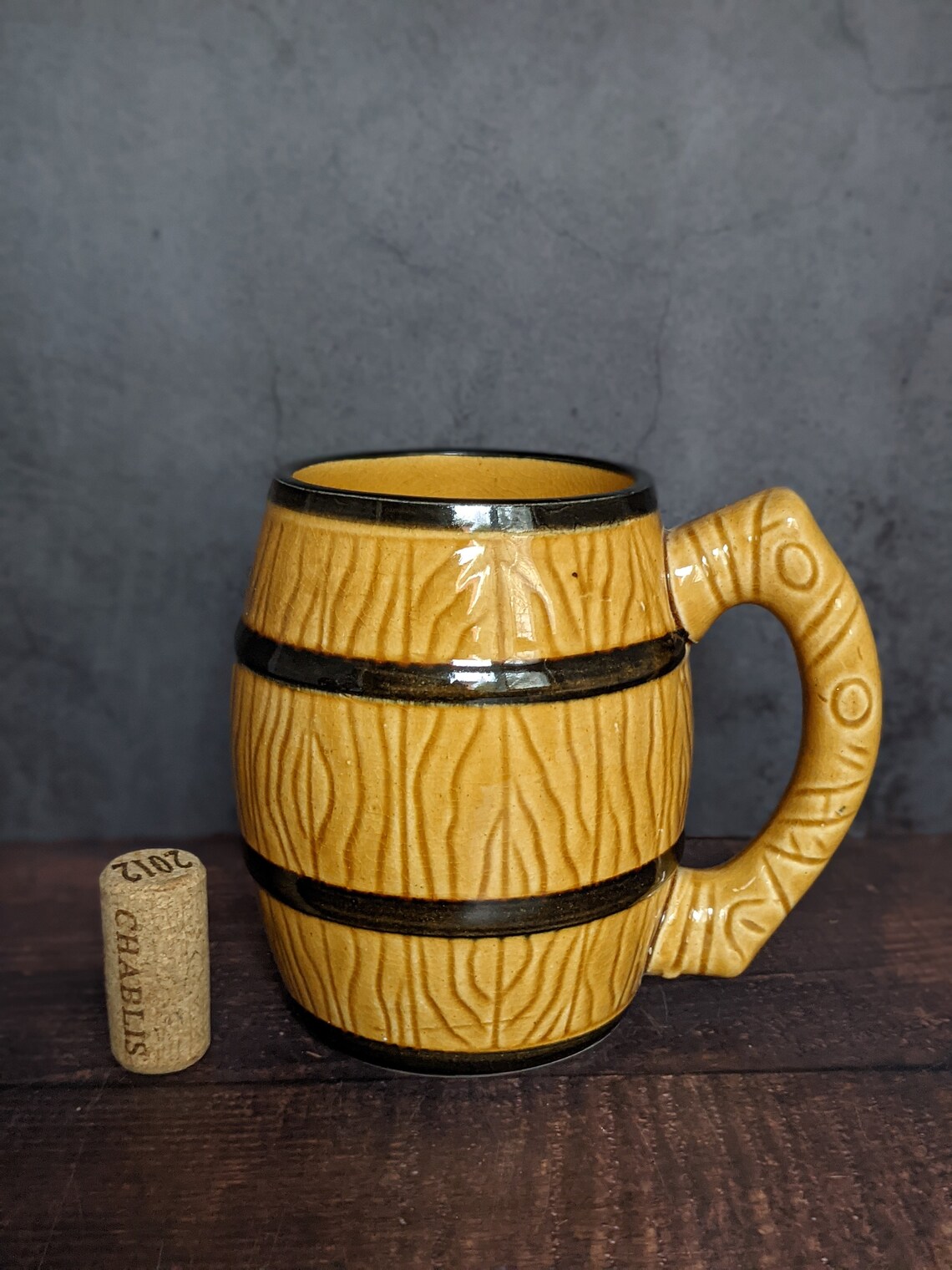 Vintage Barrel Shaped Beer Mugs Set of 2 Made in Japan. Etsy