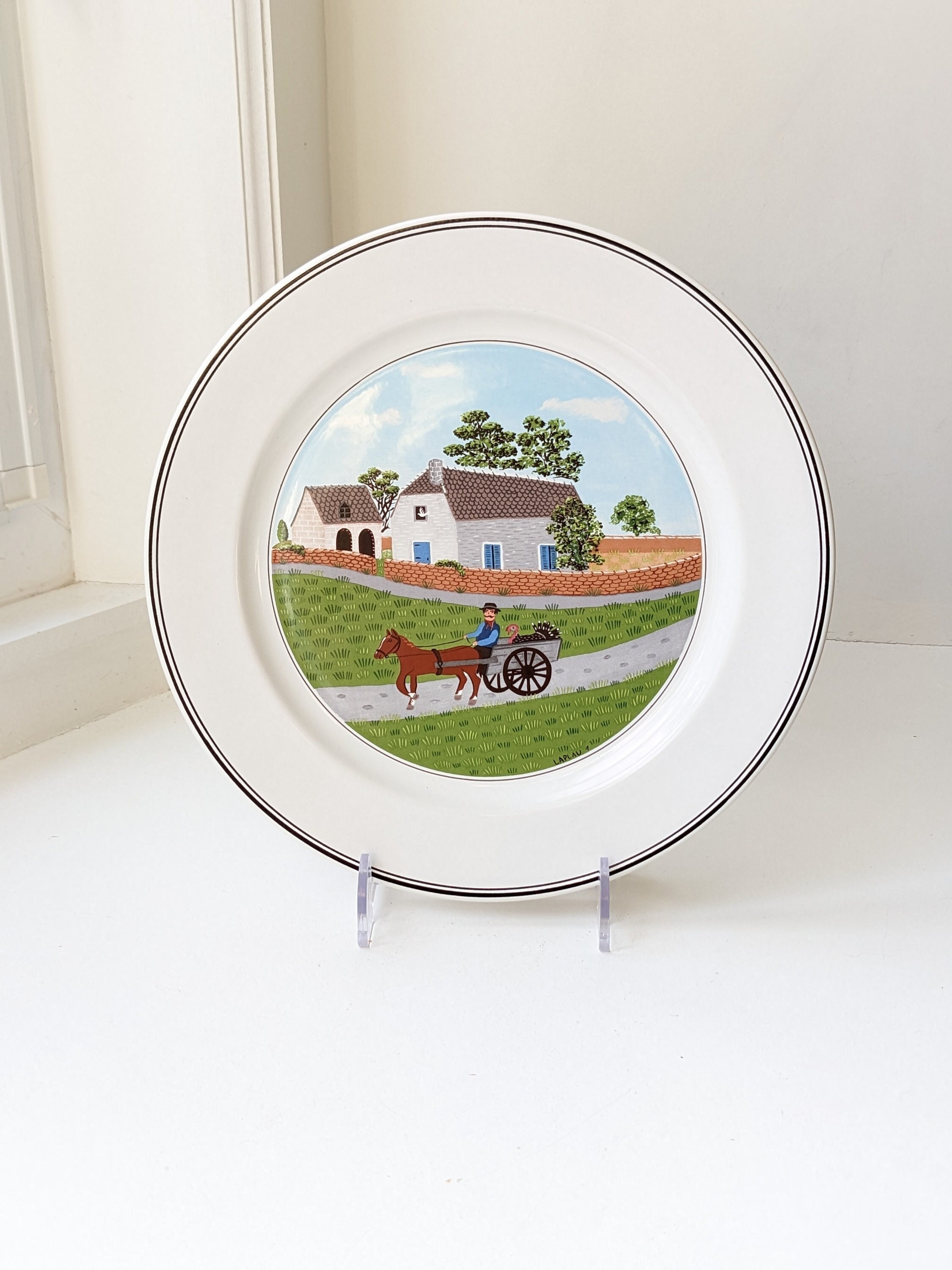 Villeroy Boch Design Naif Dinner Plate Going to Market