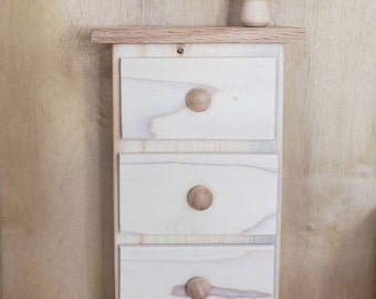 Mini Wood Dresser Etsy