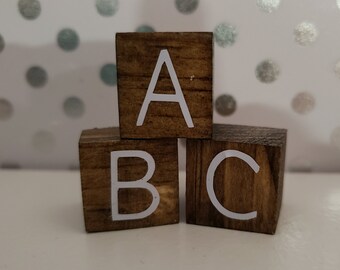 miniature alphabet blocks