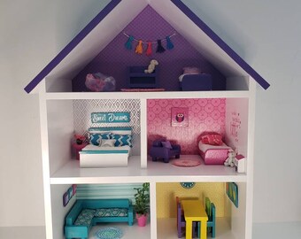 furnished dollhouses for sale