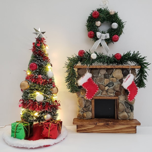 Dollhouse Fireplace Etsy