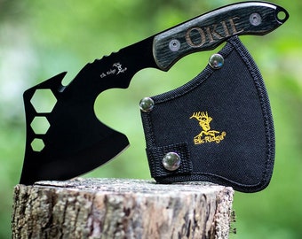 Personalized Hatchet, Engraved Groomsmen Axe, Stainless Steel Blade
