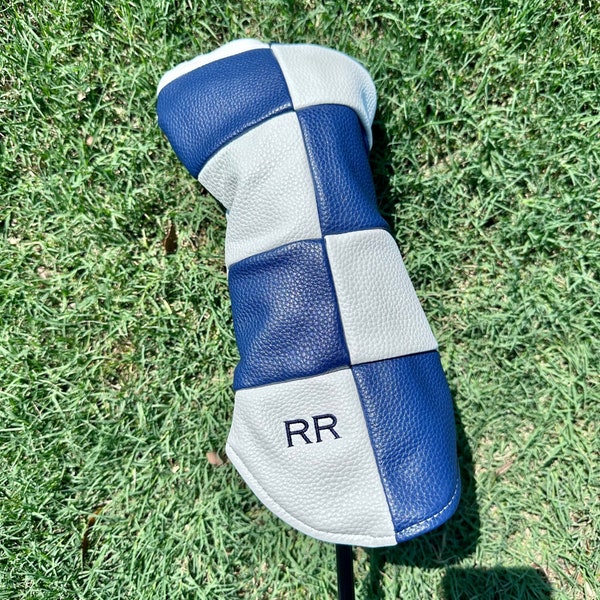 Monogrammed Driver Head Cover for Golf Enthusiasts, Golf Head Cover, Golf Gifts, Personalized Golf Gifts, Driver Cover, Golf Club Cover