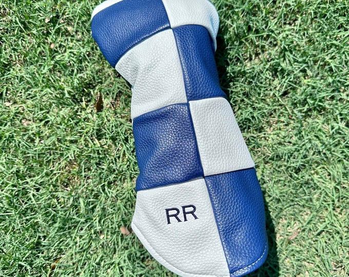 Monogrammed Driver Head Cover for Golf Enthusiasts, Golf Head Cover, Golf Gifts, Personalized Golf Gifts, Driver Cover, Golf Club Cover