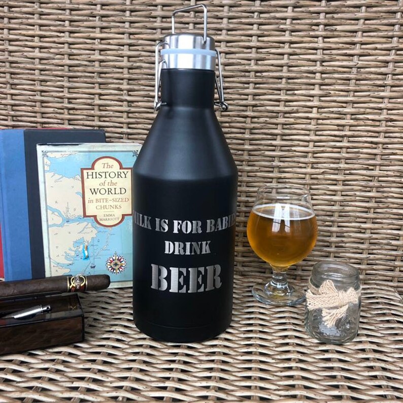 Personalized Growler, Beer Growler, Personalized Gift, Christmas Gift, Gifts for Him, Engraved Gift, Birthday Gift, Anniversary Gift, image 6