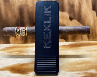 Personalized Cigar Holder, Gifts for him, Fathers Day Gift, Take Your Cigars Anywhere, Cigar Clip