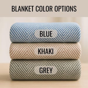 Custom Throw Blanket, Anniversary Gifts for Couples, Cotton Anniversary Gift Idea, Sentimental Home Decor, Personalized Throw Blanket Bild 3