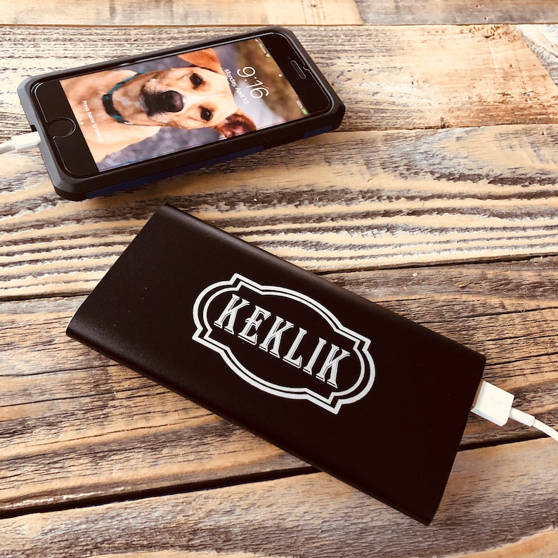 Personalized Engraved Charger