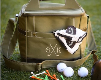 Personalized Golf Cooler, 18 Can Capacity, Dad Gift