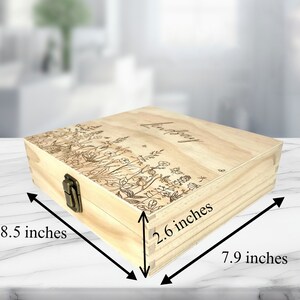 Sentimental Moments Keepsake Box, Wooden Keepsake Box, Custom Message ...