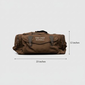 Personalized Firefighter Station Duffle - photo 5 of 11