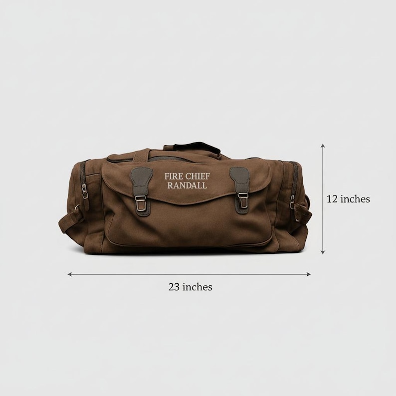 Personalized Firefighter Station Duffle - photo 5 of 11