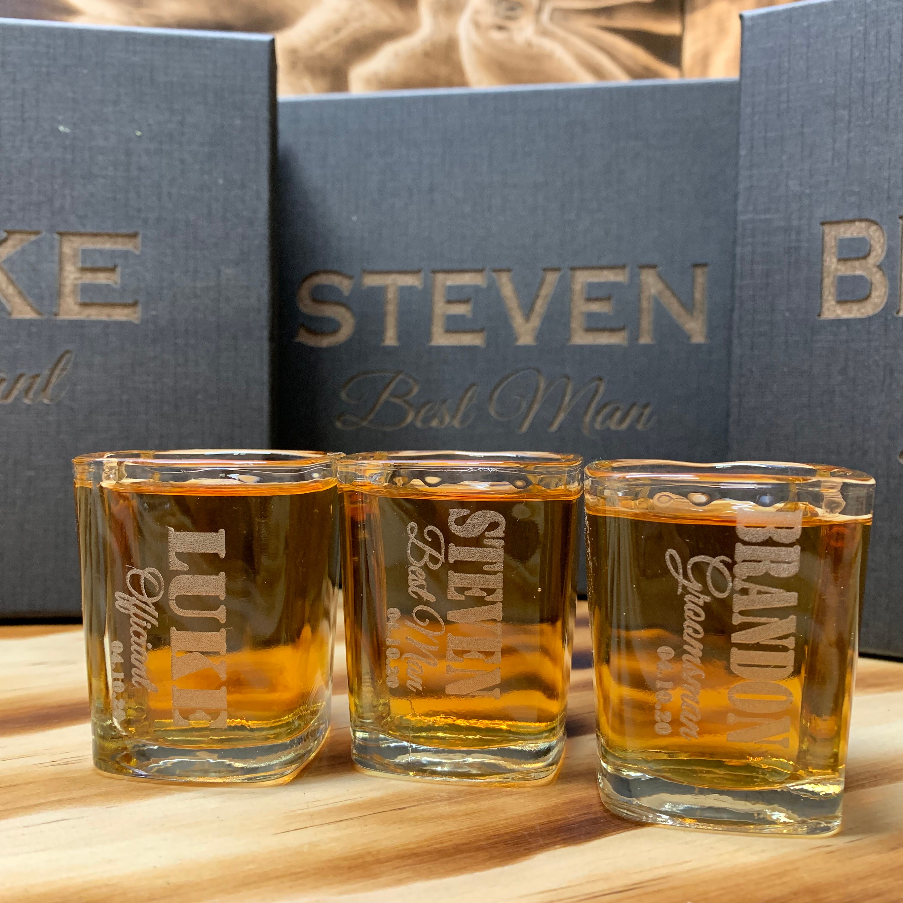 Groomsmen Proposal Gifts Personalized Shot Glass Groomsmen Etsy