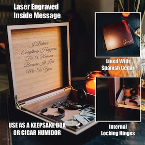 Keepsake Box, Engraved Message box, Sentimental box, Classy Gift box, Stylish Gift keepsake box, Memento Box, Memory Box, Graduation Box