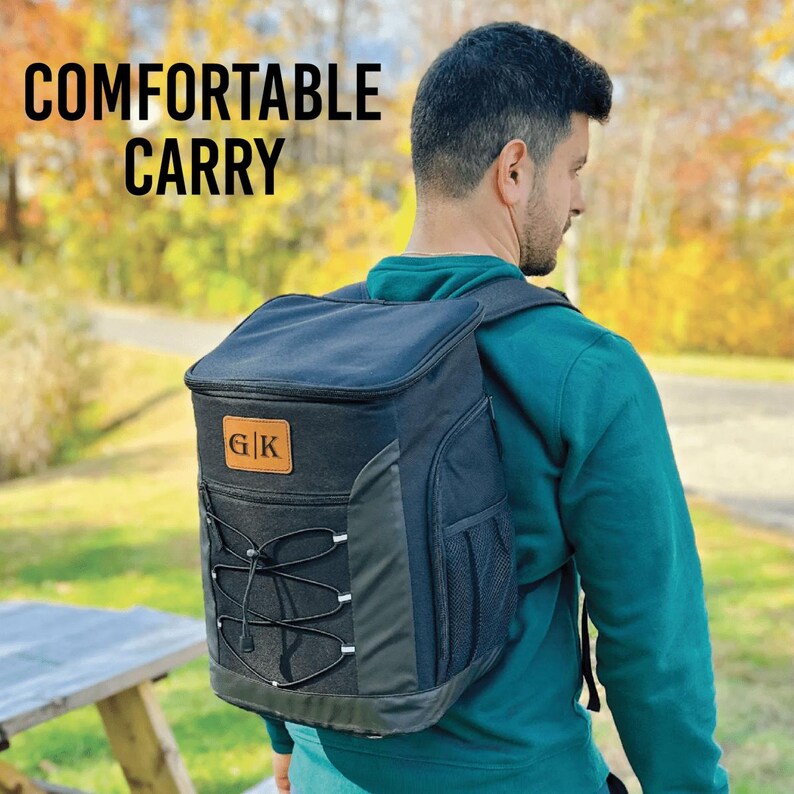 Brew Chaser Back Pack Cooler: Personalized backpack cooler, Custom insulated cooler bag, Personalized travel cooler imagem 9